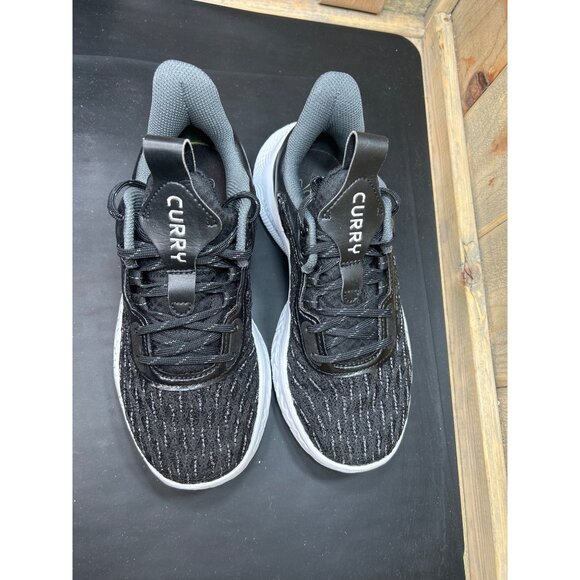 Under Armour Curry Flow 9 Basketball Shoes Black & White Mens 6 Womens 7.5 main image 6